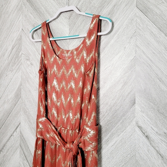 Soft Surroundings Alessandra Chevron Maxi Dress M - Picture 5 of 10